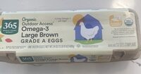 Organic Omega 3 Large Brown Eggs