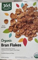 Organic bran flakes