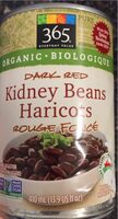Organic dark red kidney beans
