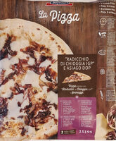 Pizza radicchio e asiago