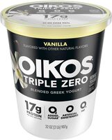 Okios Triple Zero Vanilla Greek Yogurt Tub