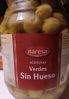 Aceitunas verdes sin hueso
