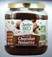 Jardin bio etic pâte à tartiner chocolat noisette