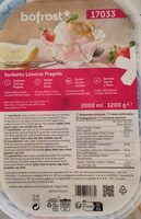 Sorbetto limone e fragola