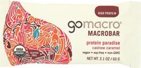 Organic Macrobar Cashew Caramel