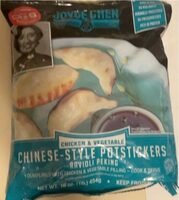 Chicken & Vegetable Chinese-Style Potstickers Ravioli Peking