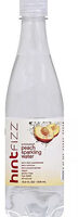 Sparkling water with peach essence