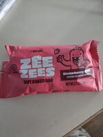 Zee Zees strawberry crisp nutrition bar