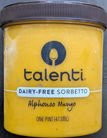 Alphonso Mango Sorbetto (non-dairy)