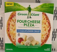 Four cheese pizza with cauliflower crust