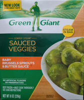 Simply Steam Sauced Veggies Baby Brussels Sprouts & Butter Sauce