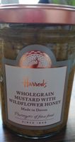 Wholegrain mustard with wildflower honey