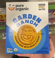 Garden Ranch Baked Cheese & Veggie Crackers