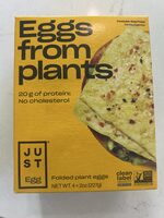 Folded plant eggs