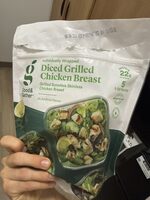 Diced Grilled Chicken Breast