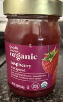 Organic Raspberry Fruit Spread