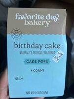 Birthday Cake Cake Pops