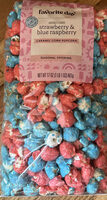 Strawberry & blue raspberry Caramel Corn Popcorn