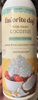 Non dairy coconut whipped topping