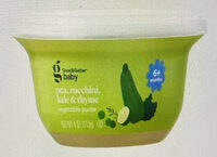 Pea, Zucchini, Kale & Thyme Vegetable Puree