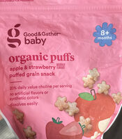 Organic Puffs Apple & Strawberry