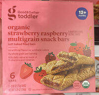 Organic Strawberry Raspberry Multigrain Snack Bars