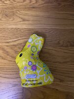 Fine hollow chocolate bunny