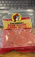 Strawberry sour power candy belts