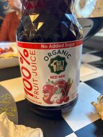 100% Fruit Juice Organic Red Mix