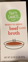 Beef flavored broth