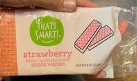 Strawberry sugar wafers