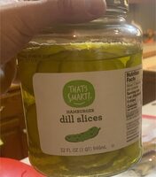 Hamburger dill slices