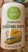 Cream style golden corn