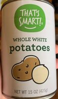 Whole white potatoes