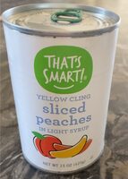 Yellow cling sliced peaches in light syrup