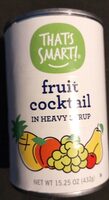 Fruit cocktail in heavy syrup