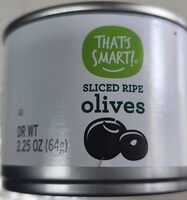 Sliced ripe olives