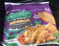 Dinosaur chicken nuggets