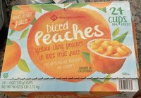 Diced peached