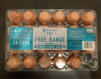 Free Range Brown Grade A Large Eggs