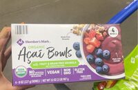 Organic acai bowls