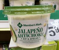 Jalapeno atichoke dip