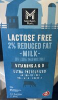 Lactose Free 2% Reduced Fat Milk