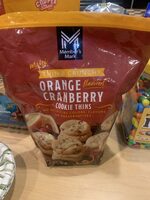 Orange Cranberry Cookie Thins