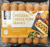 Cheddar Cheese Pork Franks