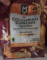 Colombian Supremo whole Bean 100% Arabica Colombiam Coffee