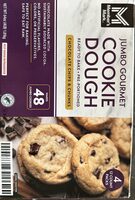 Jumbo Gourmet Cookie Dough chocolate chips & chunks
