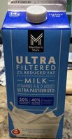 Ultra Filtered 2% Reduced Fat Milk