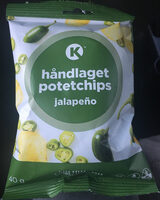 Håndlaget Potetchips jalapeño