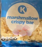 Thick marshmallow crispy bar